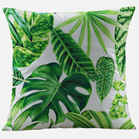 HKM-954579 Nordic Style 45x45cm Modern Plant Design Pillowcase
