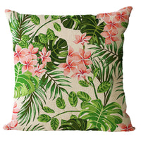 HKM-954579 Nordic Style 45x45cm Modern Plant Design Pillowcase