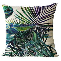 HKM-954579 Nordic Style 45x45cm Modern Plant Design Pillowcase