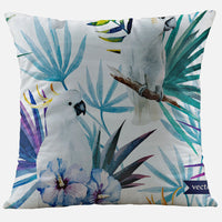 HKM-954579 Nordic Style 45x45cm Modern Plant Design Pillowcase