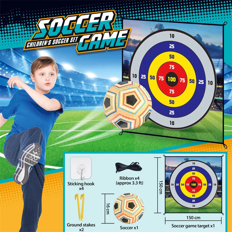 KTX-954771 Children's Football Practice Training Mat Toy for Outdoor Fun - Suitable for Ages 5 and Up