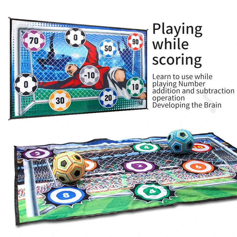 KTX-954771 Children's Football Practice Training Mat Toy for Outdoor Fun - Suitable for Ages 5 and Up