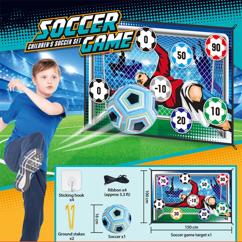 KTX-954771 Children's Football Practice Training Mat Toy for Outdoor Fun - Suitable for Ages 5 and Up