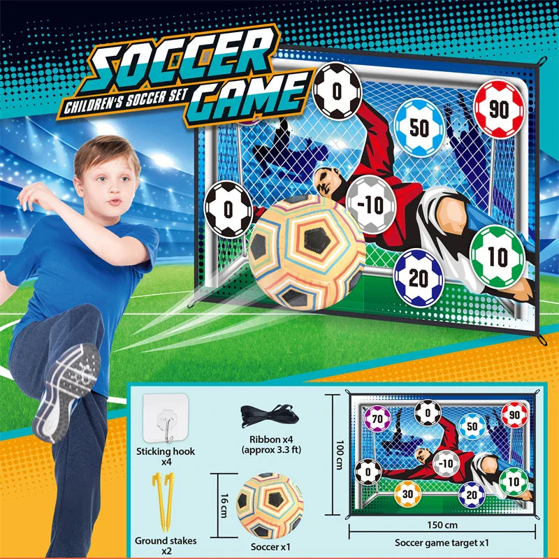 KTX-954771 Children's Football Practice Training Mat Toy for Outdoor Fun - Suitable for Ages 5 and Up