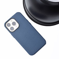 HKM-954771 Genuine Leather All-Inclusive Magnetic Phone Case for iPhone 13 Series