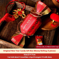 HKM-954963 Creative Christmas Gift Box Set with Stickers, Ribbons, and Packing Bags