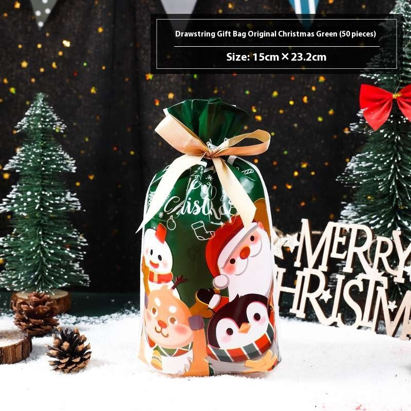 HKM-954963 Creative Christmas Gift Box Set with Stickers, Ribbons, and Packing Bags
