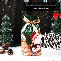 HKM-954963 Creative Christmas Gift Box Set with Stickers, Ribbons, and Packing Bags