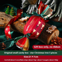 HKM-954963 Creative Christmas Gift Box Set with Stickers, Ribbons, and Packing Bags