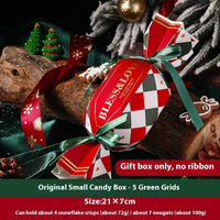 HKM-954963 Creative Christmas Gift Box Set with Stickers, Ribbons, and Packing Bags