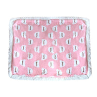 HKM-954963 Thick Lamb Fleece Pet Blanket - Soft Flannel Cushion for Cats and Dogs, Multiple Sizes Available