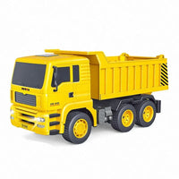 HKM-955091 1/18 RC Dump Truck for Kids - Remote Control Construction Vehicle, Plastic, Indoor-Outdoor Use