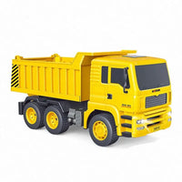 HKM-955091 1/18 RC Dump Truck for Kids - Remote Control Construction Vehicle, Plastic, Indoor-Outdoor Use