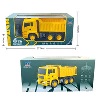 HKM-955091 1/18 RC Dump Truck for Kids - Remote Control Construction Vehicle, Plastic, Indoor-Outdoor Use