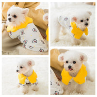 HKM-955091 Adorable Princess-Themed Sweaters for Dogs and Cats - Pink, Yellow, Blue, and White Options Available