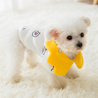 HKM-955091 Adorable Princess-Themed Sweaters for Dogs and Cats - Pink, Yellow, Blue, and White Options Available