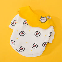 HKM-955091 Adorable Princess-Themed Sweaters for Dogs and Cats - Pink, Yellow, Blue, and White Options Available