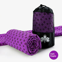 HKM-955091 Yoga Towel - Anti-Slip Sweat Absorbing Mat, Multiple Colors Available (183 x 63 cm)