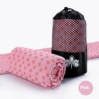 HKM-955091 Yoga Towel - Anti-Slip Sweat Absorbing Mat, Multiple Colors Available (183 x 63 cm)