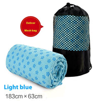 HKM-955091 Yoga Towel - Anti-Slip Sweat Absorbing Mat, Multiple Colors Available (183 x 63 cm)
