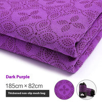 HKM-955091 Yoga Towel - Anti-Slip Sweat Absorbing Mat, Multiple Colors Available (183 x 63 cm)