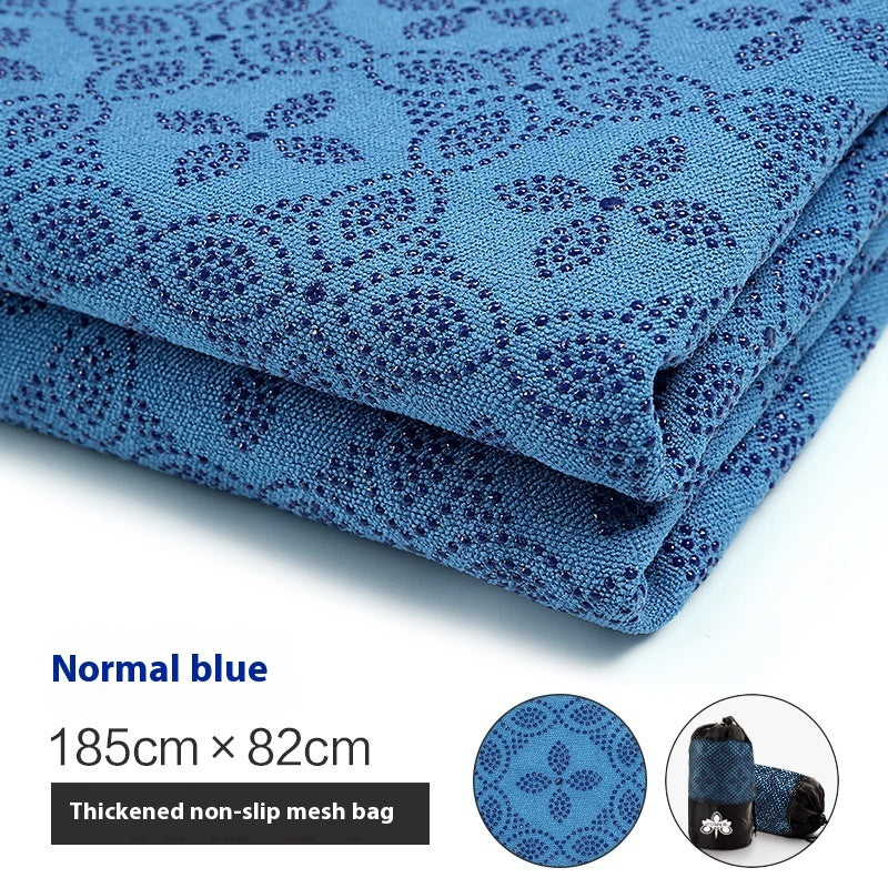 HKM-955091 Yoga Towel - Anti-Slip Sweat Absorbing Mat, Multiple Colors Available (183 x 63 cm)