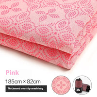 HKM-955091 Yoga Towel - Anti-Slip Sweat Absorbing Mat, Multiple Colors Available (183 x 63 cm)