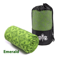 HKM-955091 Yoga Towel - Anti-Slip Sweat Absorbing Mat, Multiple Colors Available (183 x 63 cm)
