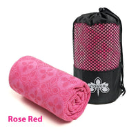 HKM-955091 Yoga Towel - Anti-Slip Sweat Absorbing Mat, Multiple Colors Available (183 x 63 cm)