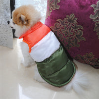 HKM-955155 Winter Dog Padded Jacket - Color Matching, Polyester Material, For All Sizes