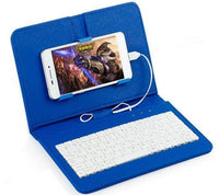 HKM-955347 Ultra-Thin Leather Case with Bluetooth Keyboard for Mobile Devices, 10M Range, Long Battery Life