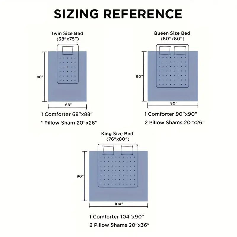 KTX-955475 Milan Spring 3-Piece Quilt Set for King and Twin Sizes