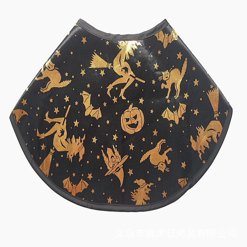 HKM-955539 Pet Wizard Cloak and Hat Set for Halloween - Polyester Costumes in Sizes S, M, L