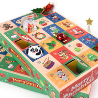 HKM-955795 24-Grid Christmas Gift Box with Surprise Calendar Design, 25x17x4 cm