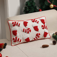 HKM-955795 Modern Minimalist Christmas Tufted Pillow Cover - Available in Multiple Sizes