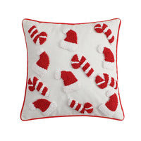HKM-955795 Modern Minimalist Christmas Tufted Pillow Cover - Available in Multiple Sizes