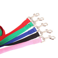 HKM-955795 Solid Color Dog Leash with Zinc Alloy Hook - Durable and Versatile for Long-Distance Control