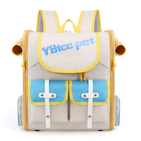 HKM-955859 Breathable Portable Pet Backpack in Stripes - Medium Oxford Material, Holds Up to 7.50kg
