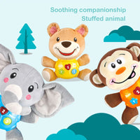 HKM-955923 Soft Elephant Plush Toy with Sound for Infants and Toddlers, Ideal for Newborn Sleep and Comfort