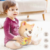 HKM-955923 Soft Elephant Plush Toy with Sound for Infants and Toddlers, Ideal for Newborn Sleep and Comfort