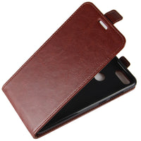 HKM-955923 Stylish Wallet Case for Huawei Honor 7X - TPU and Leather with Card Slots