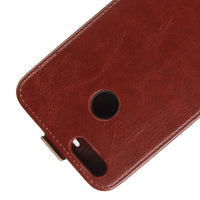 HKM-955923 Stylish Wallet Case for Huawei Honor 7X - TPU and Leather with Card Slots
