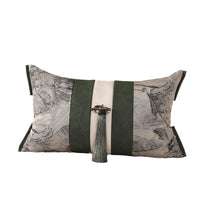 HKM-955987 Multi-Color Cotton and Linen 45x45cm Pillowcase in New Chinese Style