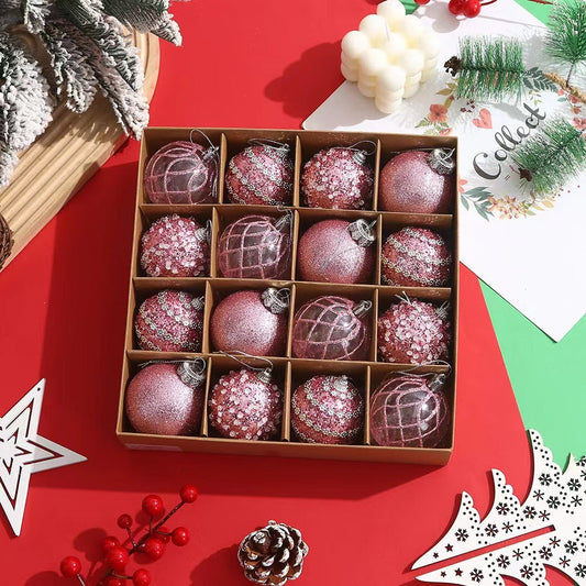 HKM-956115 Handmade Christmas Tree Gift Ball - Modern Simplicity Decoration in Various Colors