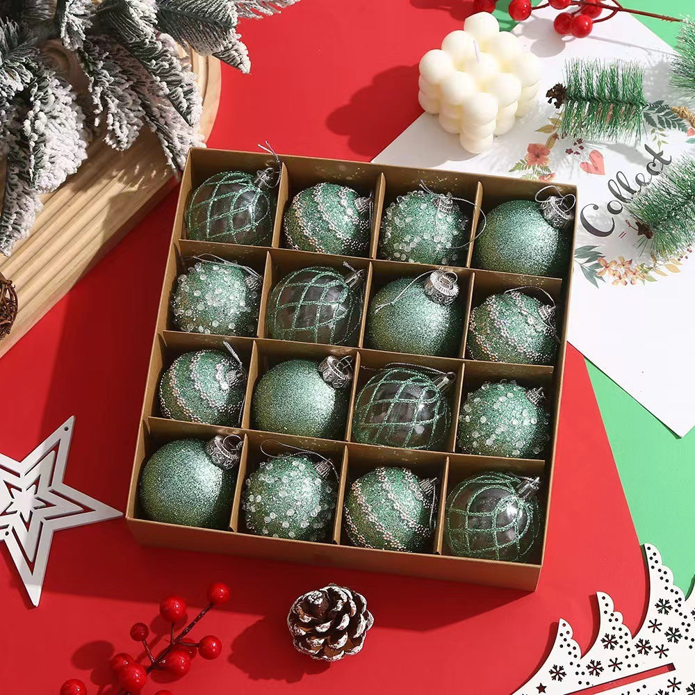 HKM-956115 Handmade Christmas Tree Gift Ball - Modern Simplicity Decoration in Various Colors