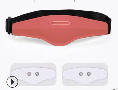 HKM-956179 Wireless Head Massage Sleep Aid with Magnetic Pulse Relaxation, Portable Rechargeable Device in Cinnabar Red, Black, and Pink