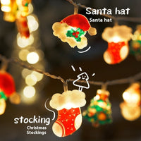 HKM-956435 Christmas Mixed LED Light Chain for Holiday Decoration - Various Lengths and Power Options