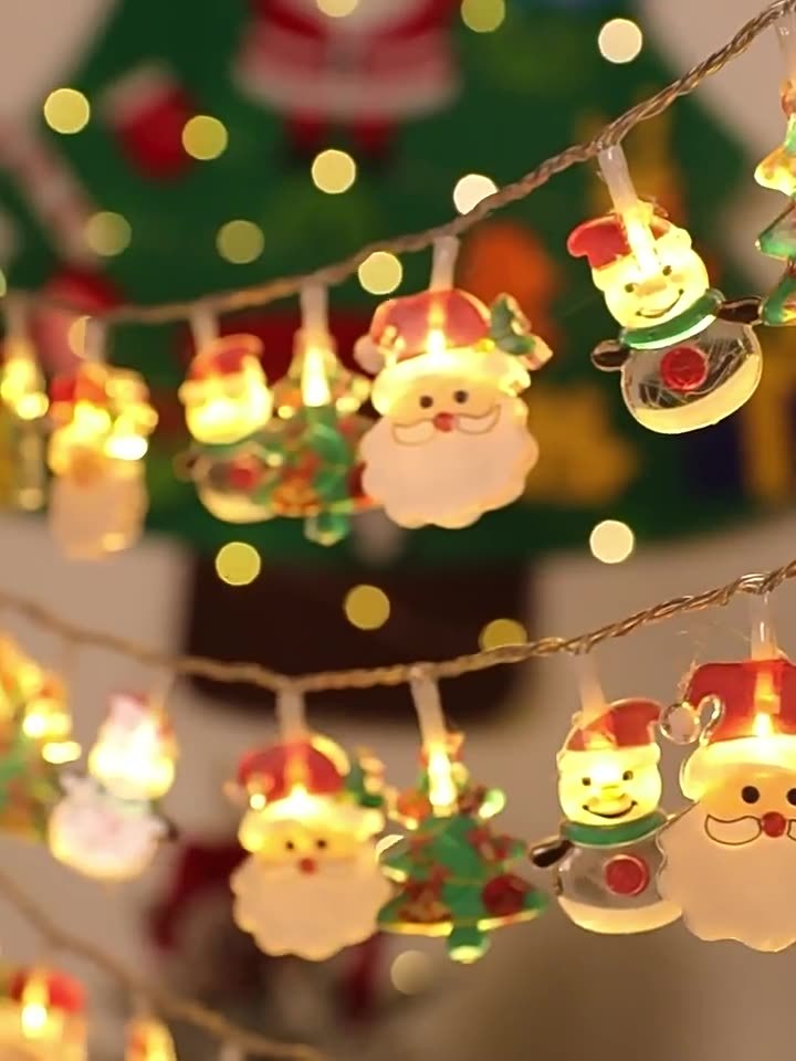 HKM-956435 Christmas Mixed LED Light Chain for Holiday Decoration - Various Lengths and Power Options