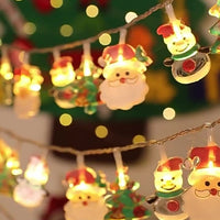HKM-956435 Christmas Mixed LED Light Chain for Holiday Decoration - Various Lengths and Power Options