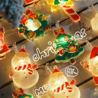 HKM-956435 Christmas Mixed LED Light Chain for Holiday Decoration - Various Lengths and Power Options